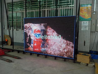 Indoor Stadium Led Advertising Billboard , P10 16dots * 16dots High Resolution Screen